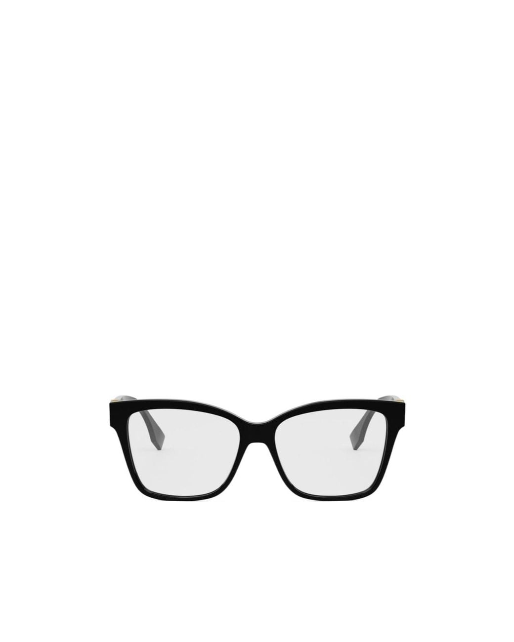 Fendi White Eyewear Square-Frame Glasses