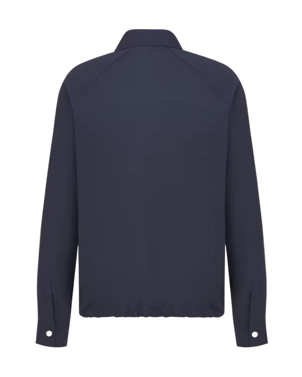 Dior Blue Christian Couture Embroidered Shirt for men