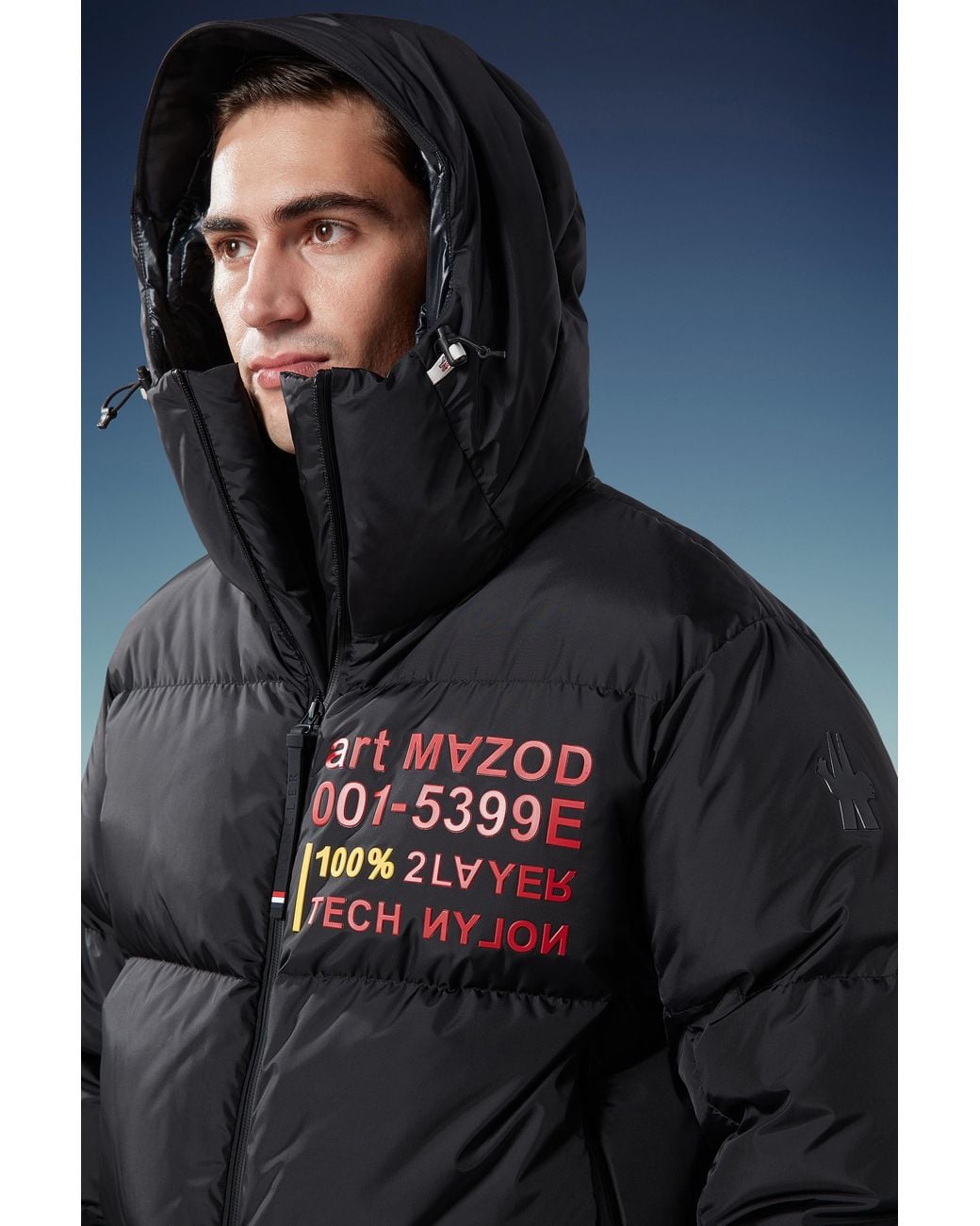 Moncler Black Mazod Short Down Jacket for men
