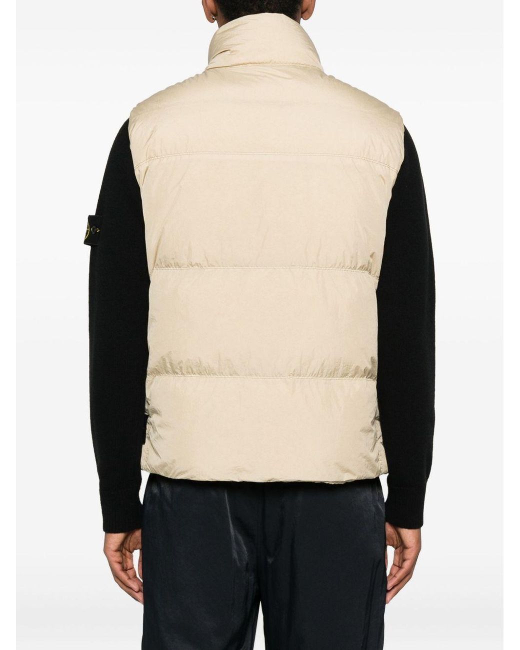 Stone Island Natural Down Vest for men