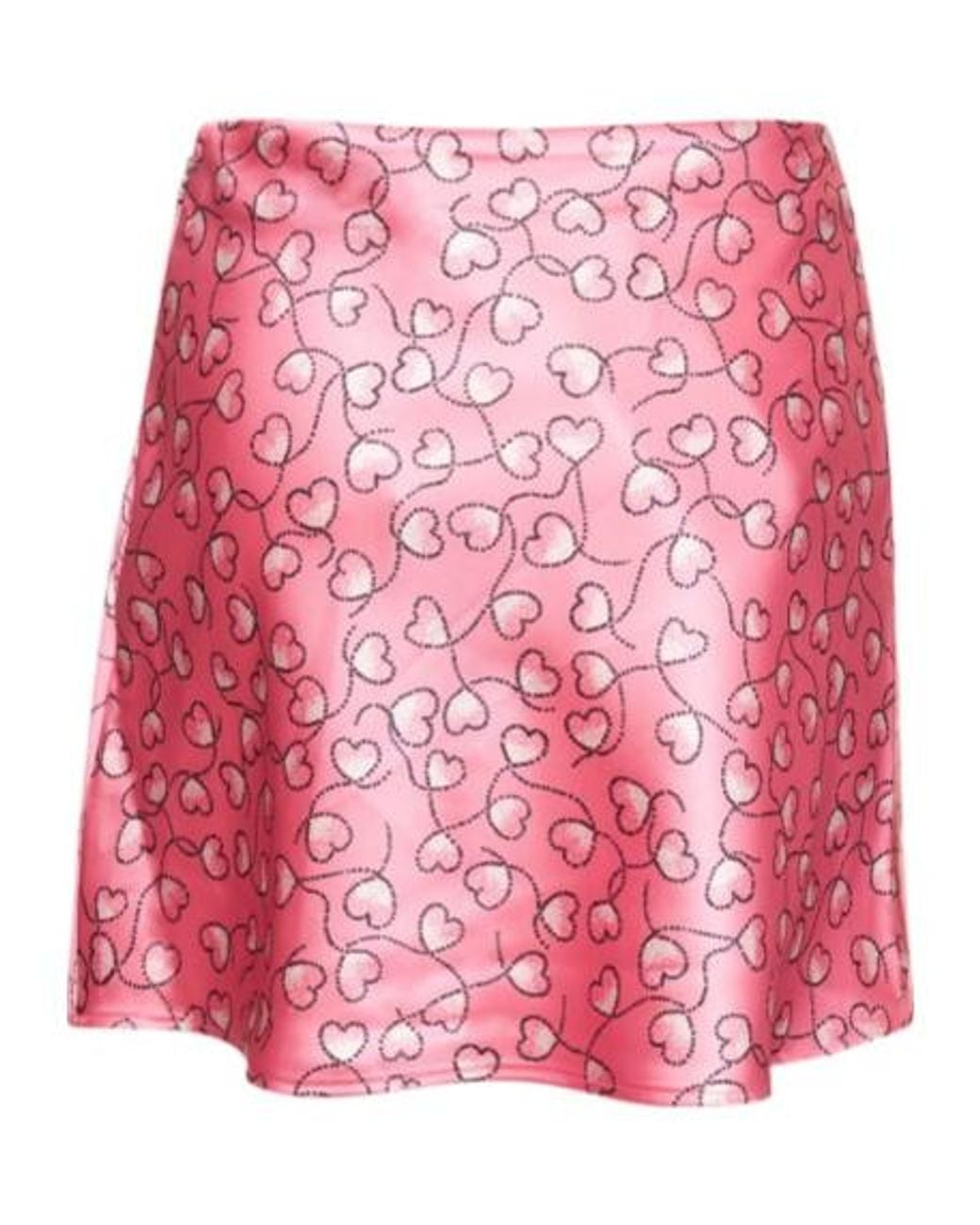 ROTATE BIRGER CHRISTENSEN Red Printed Midi Skirt
