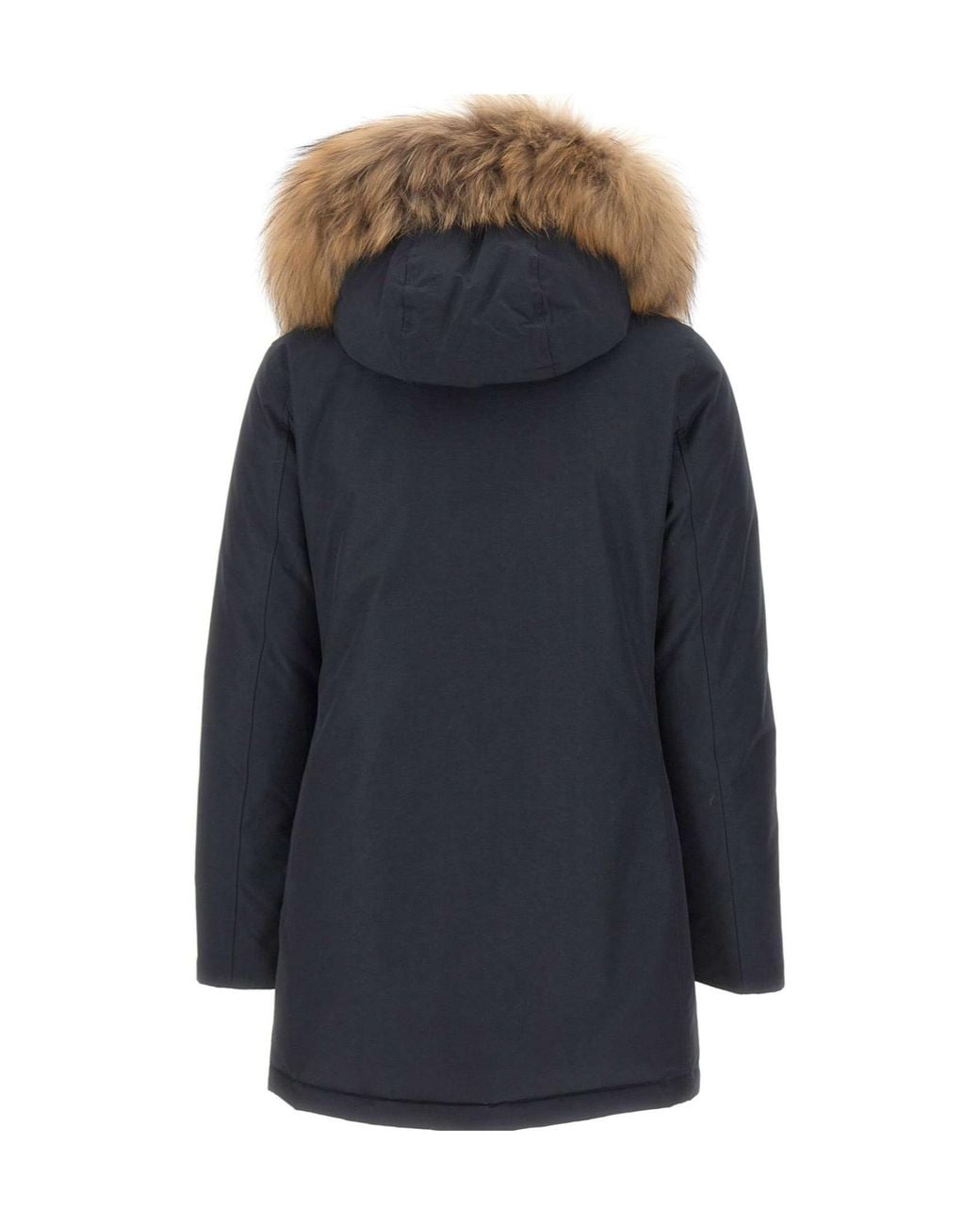Woolrich Blue Arctic Hooded Parka Coat