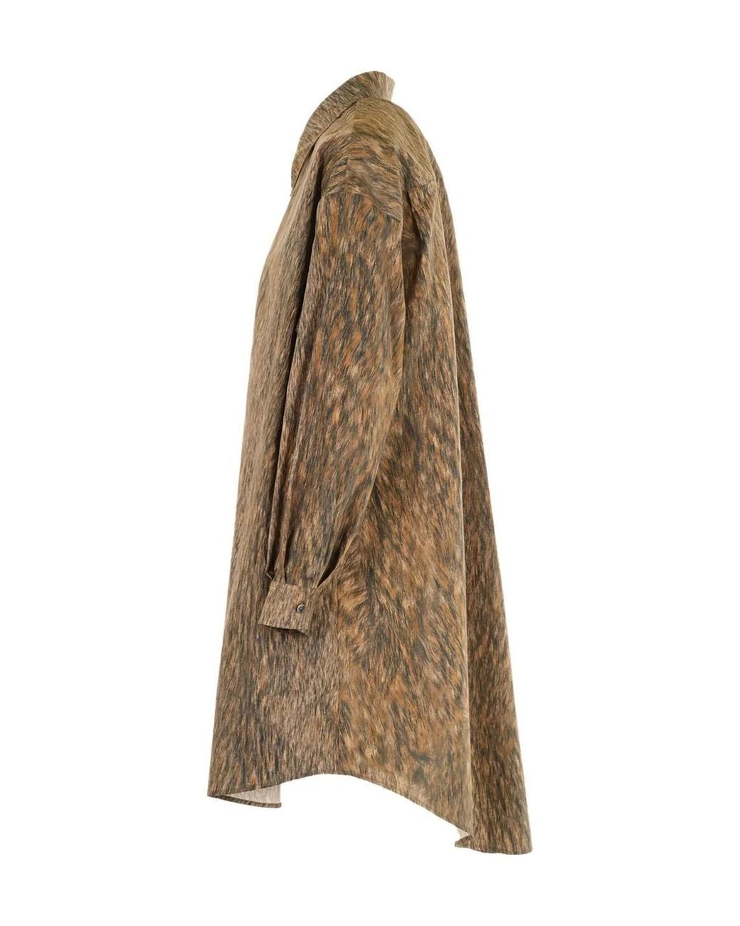 MM6 by Maison Margiela Natural Buttoned Shirt Dress