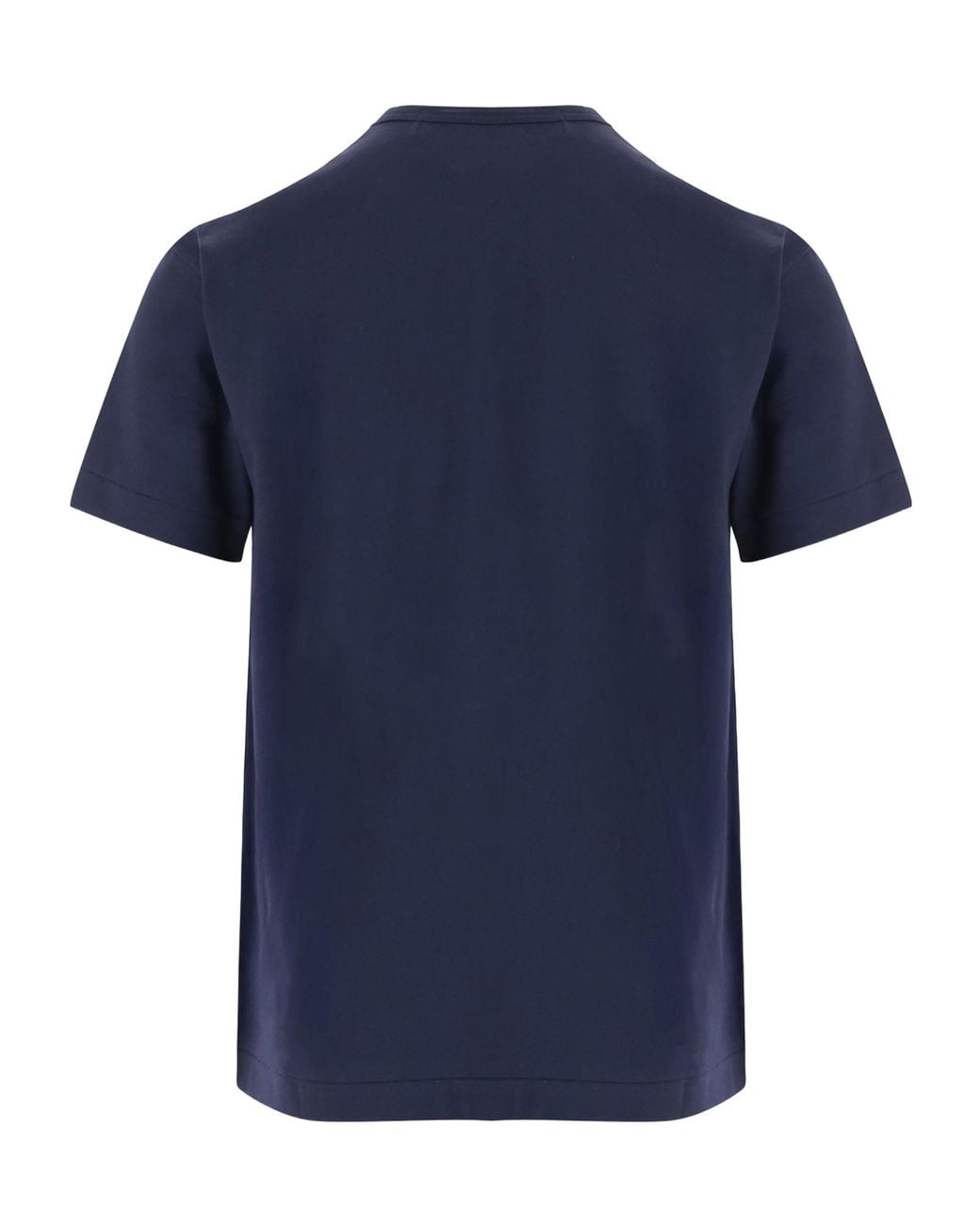 COMME DES GARÇONS PLAY Blue Comme Des Garçons Play Logo Printed T-Shirt for men