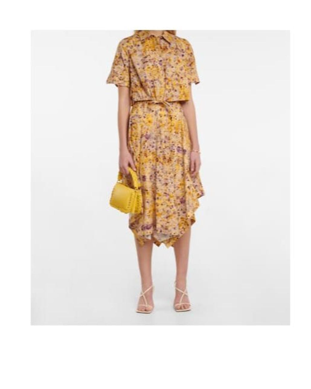 Altuzarra Brown Sousanna Asymmetric Midi Skirt