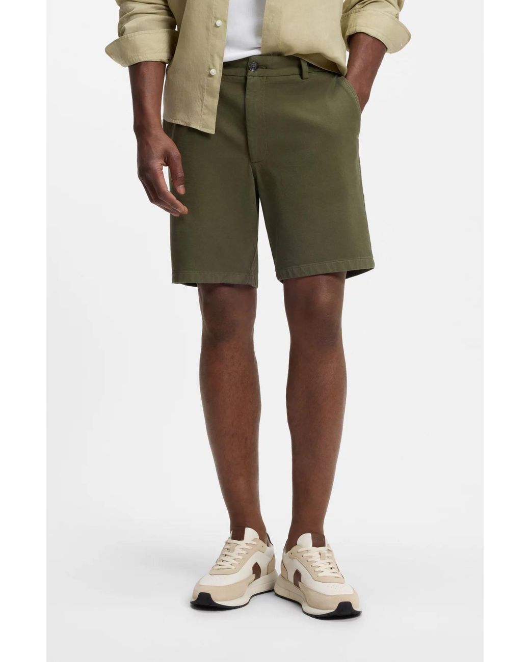 Boss Green Modern-Fit Shorts for men