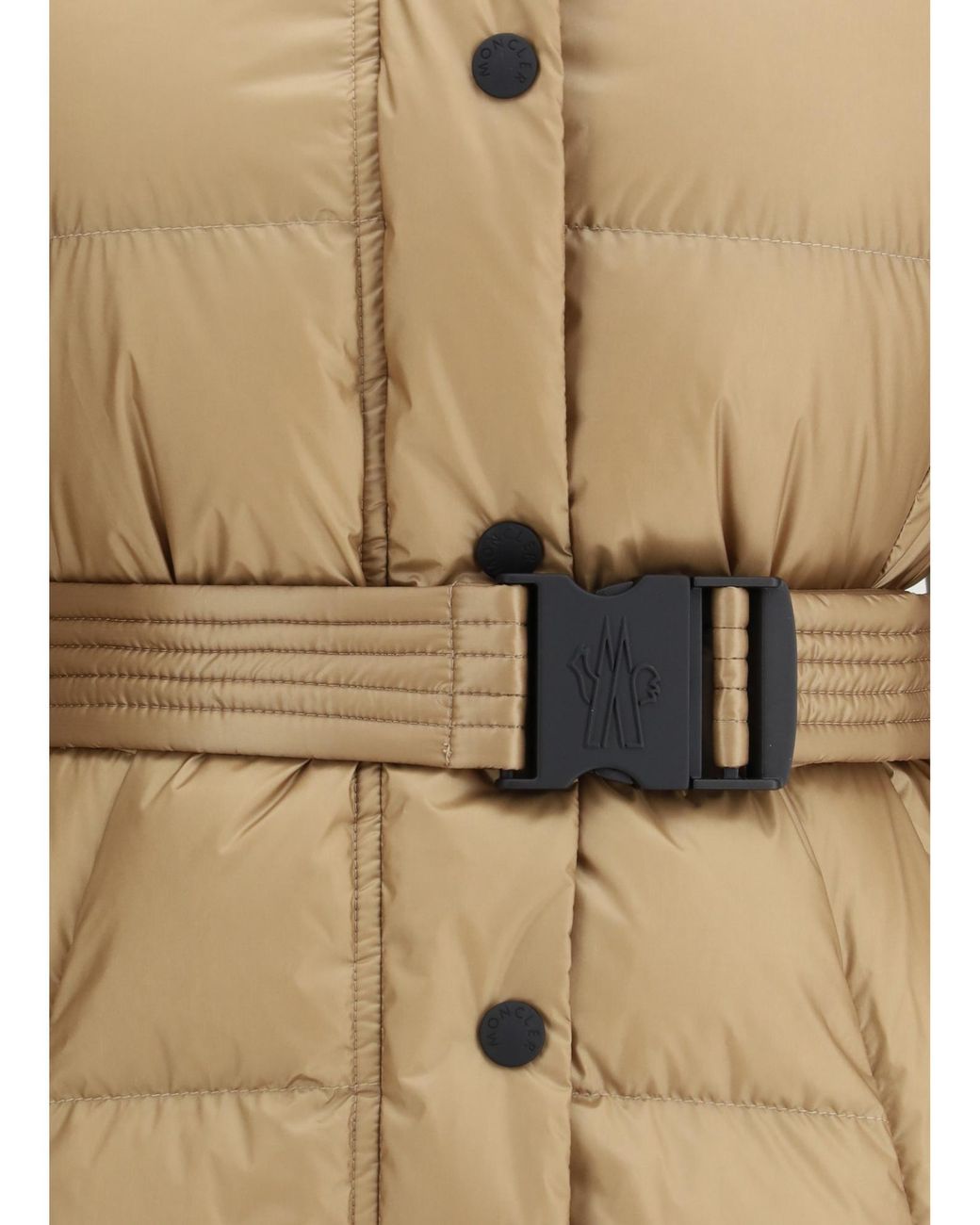 Moncler Natural Bataillouse Quilted Down Ski Jacket