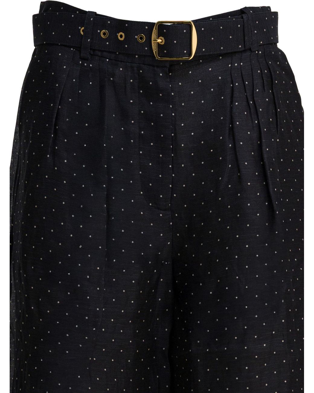 Zimmermann Black Dream Wide Leg Pants