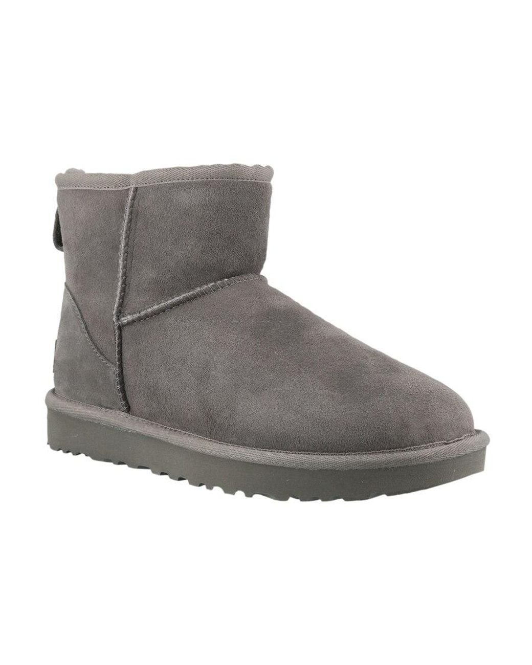Ugg Gray Classic Mini Ii Shearling Boots