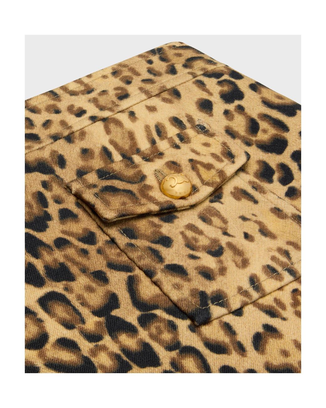 Céline Natural Bandeau Mini Skirt