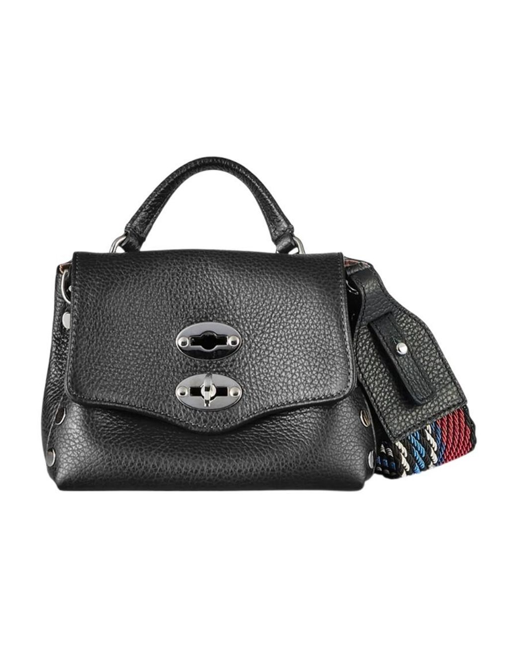 Zanellato Blue Logo Shoulder Bag