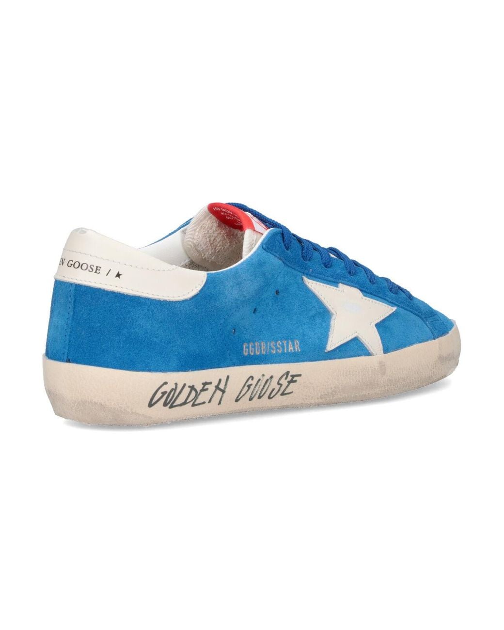 Golden Goose Deluxe Brand Blue Superstar Low-Top Sneakers for men