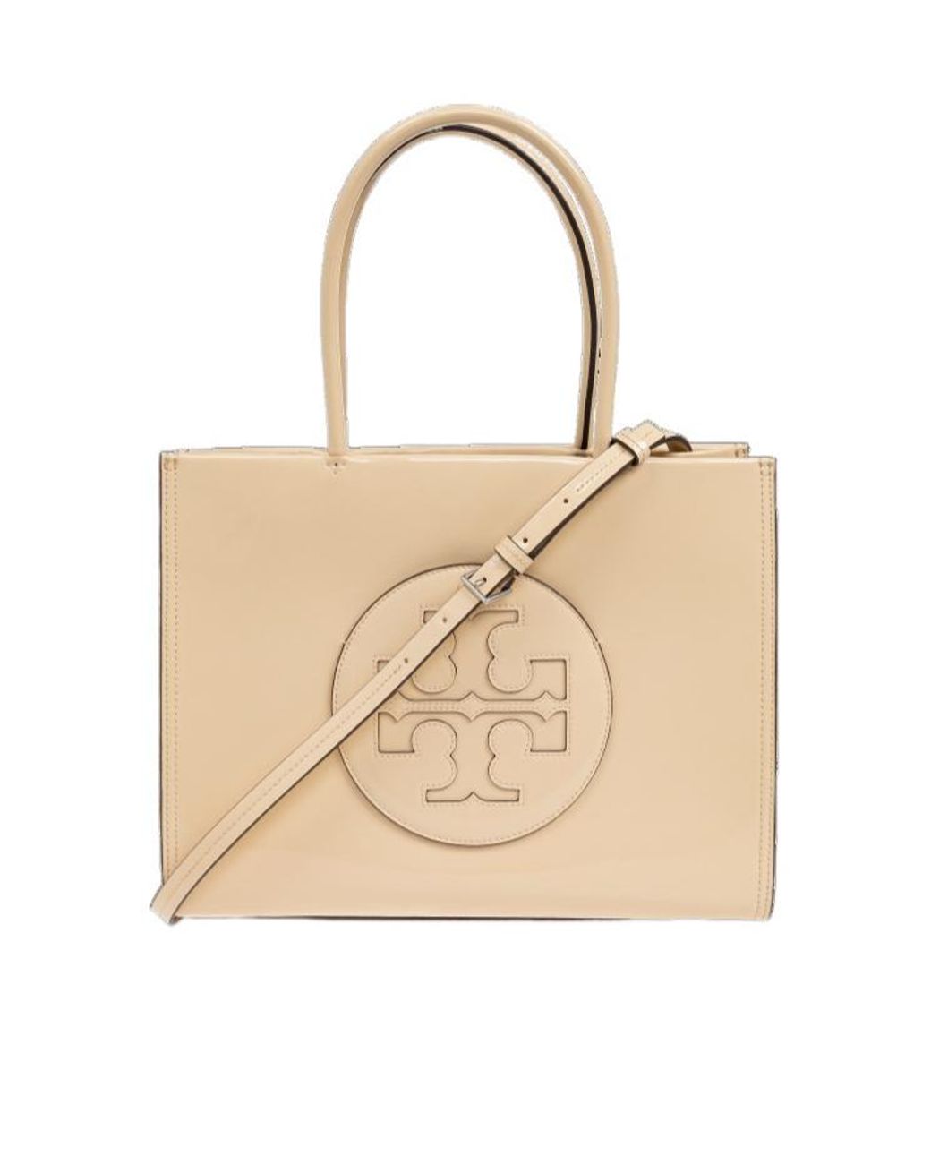Tory Burch Natural Small Ella Tote Bag