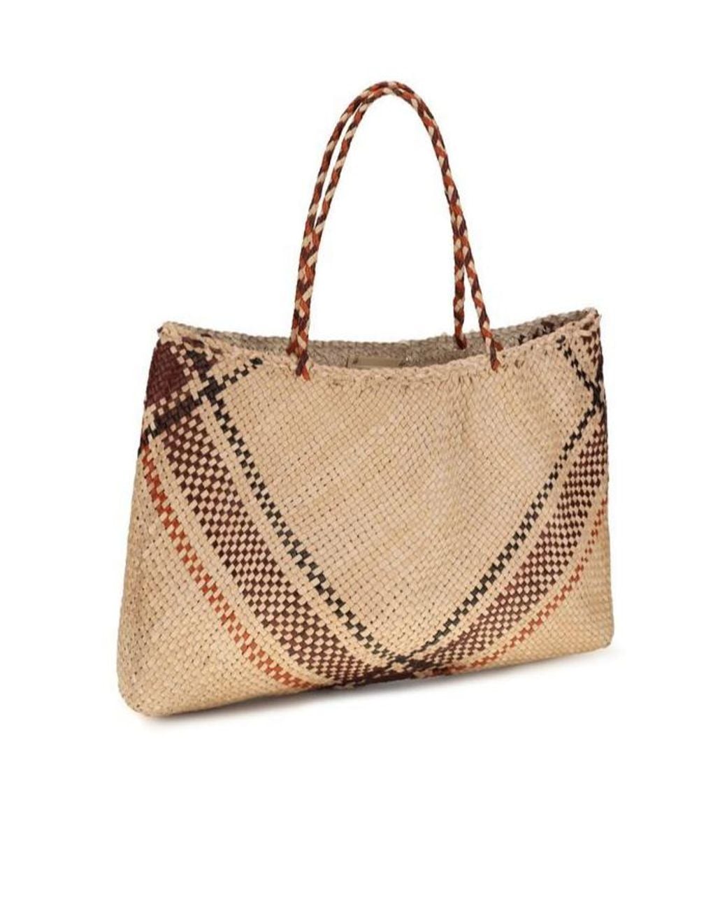 Dragon Diffusion Natural Handwoven Patterned Tote Bag