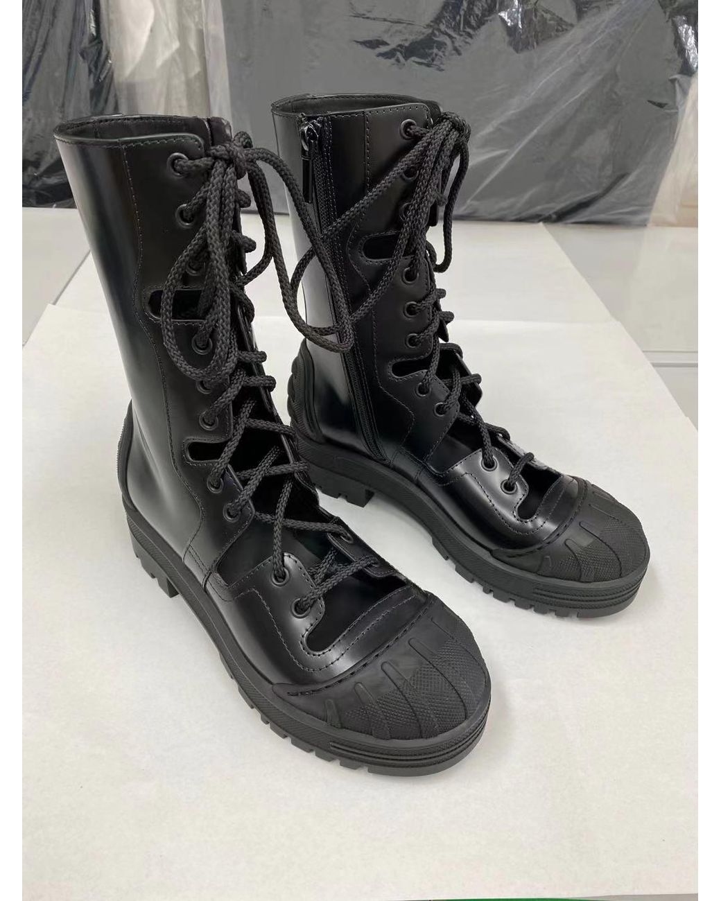 Dior Black Laced Boots