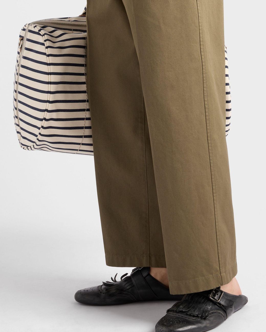 Prada Green Cotton Chino Pants for men