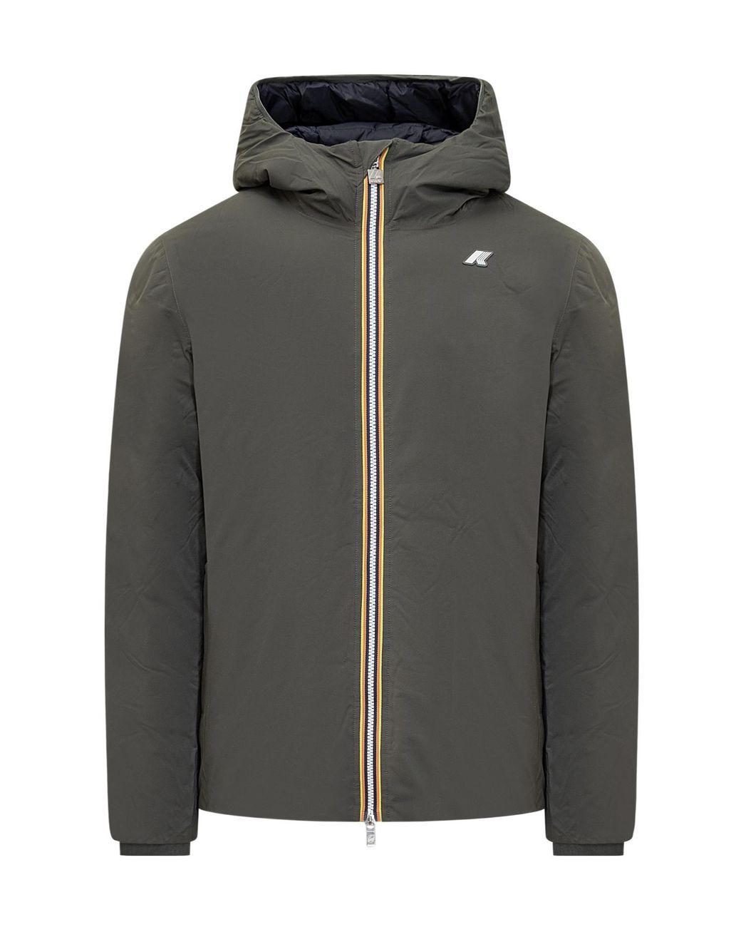 K-Way Green Jack St Thermo Reversible Hooded Down Jacket for men