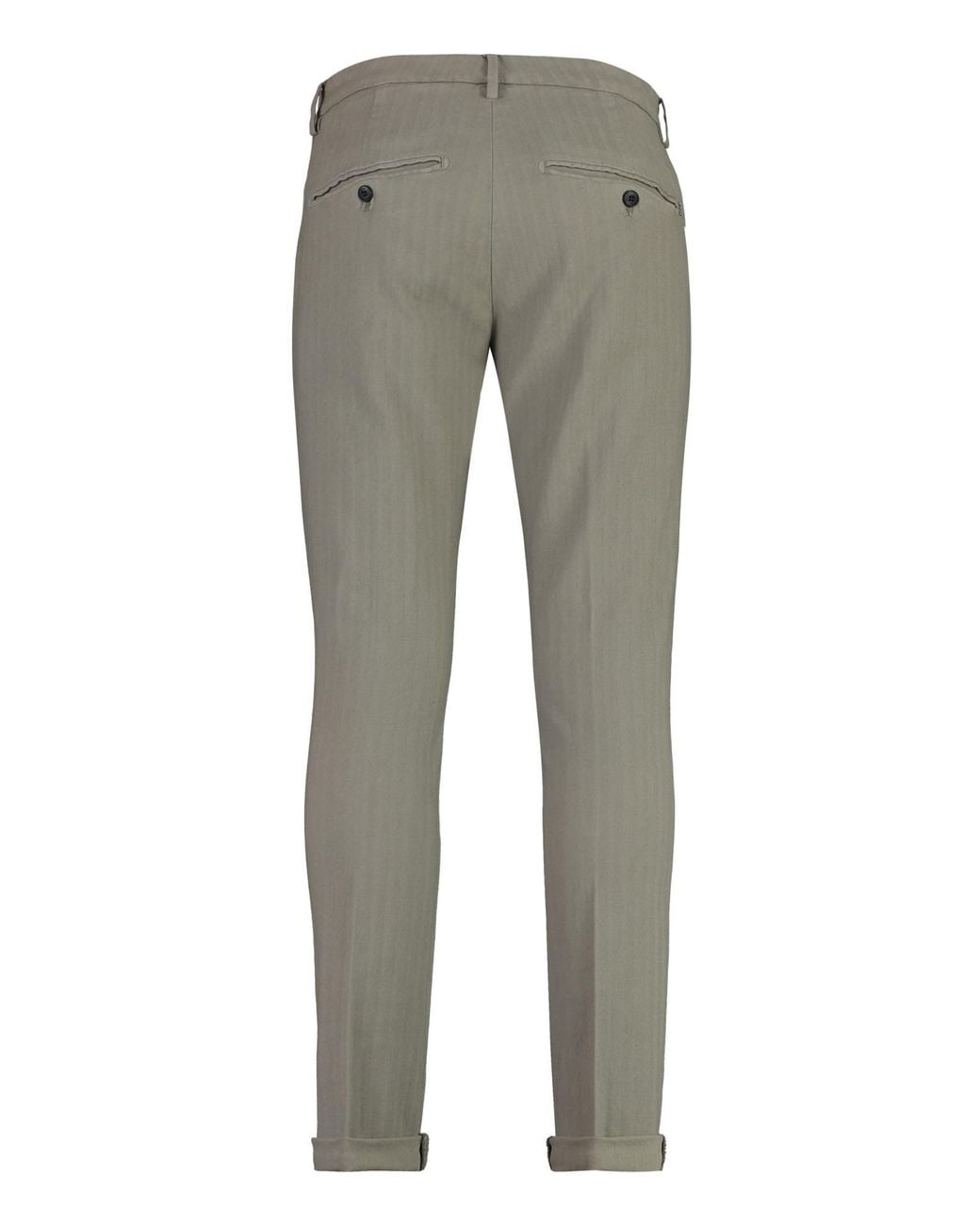 Dondup Gray Gaubert Chino Pants for men