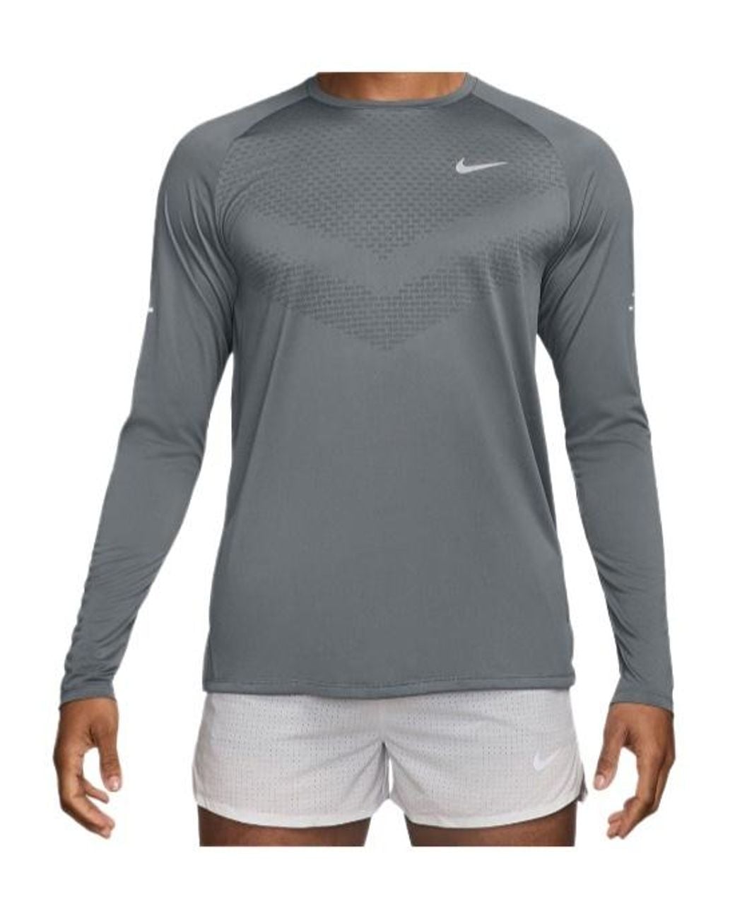 Nike Gray Crew Neck T-Shirt for men