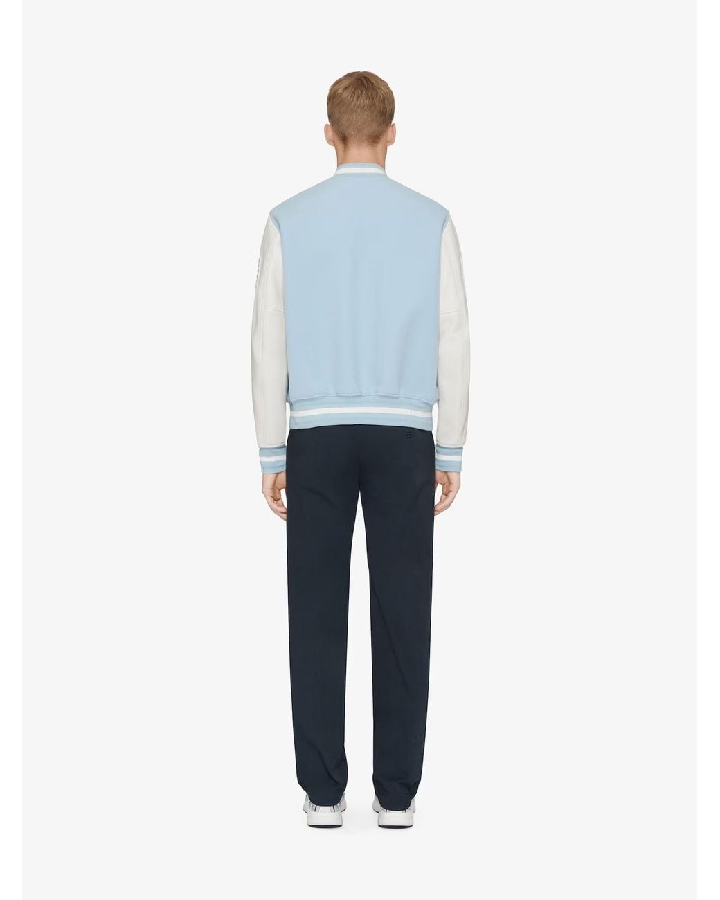Givenchy Blue Belt-Loop Casual Pants for men
