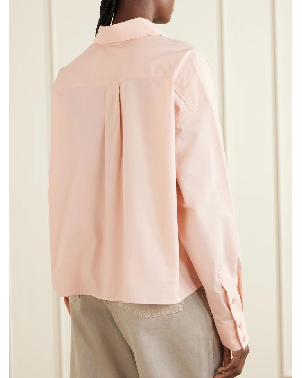 Frankie Shop Pink Arlen Shirt