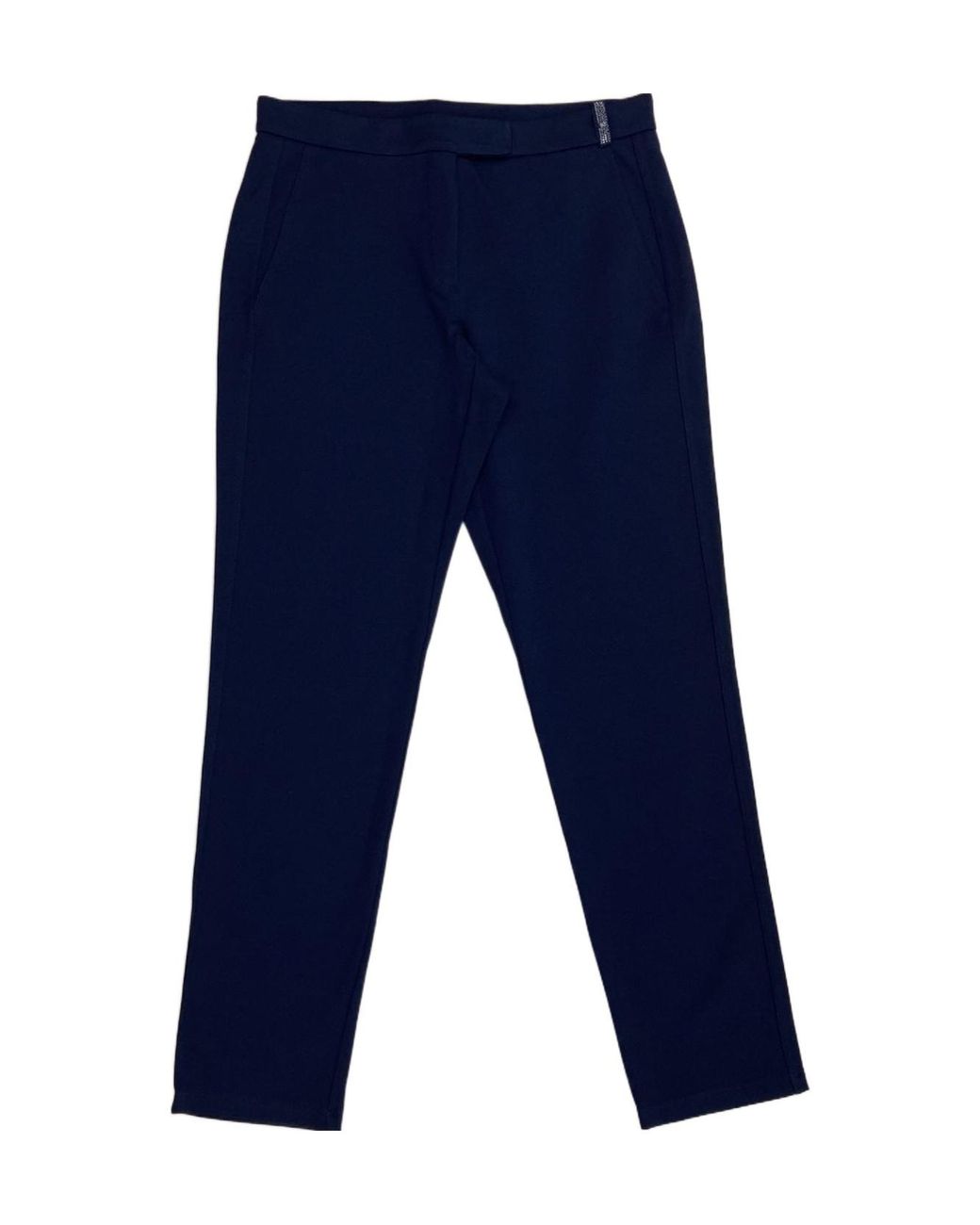 Max Mara Blue Pocket Casual Pants