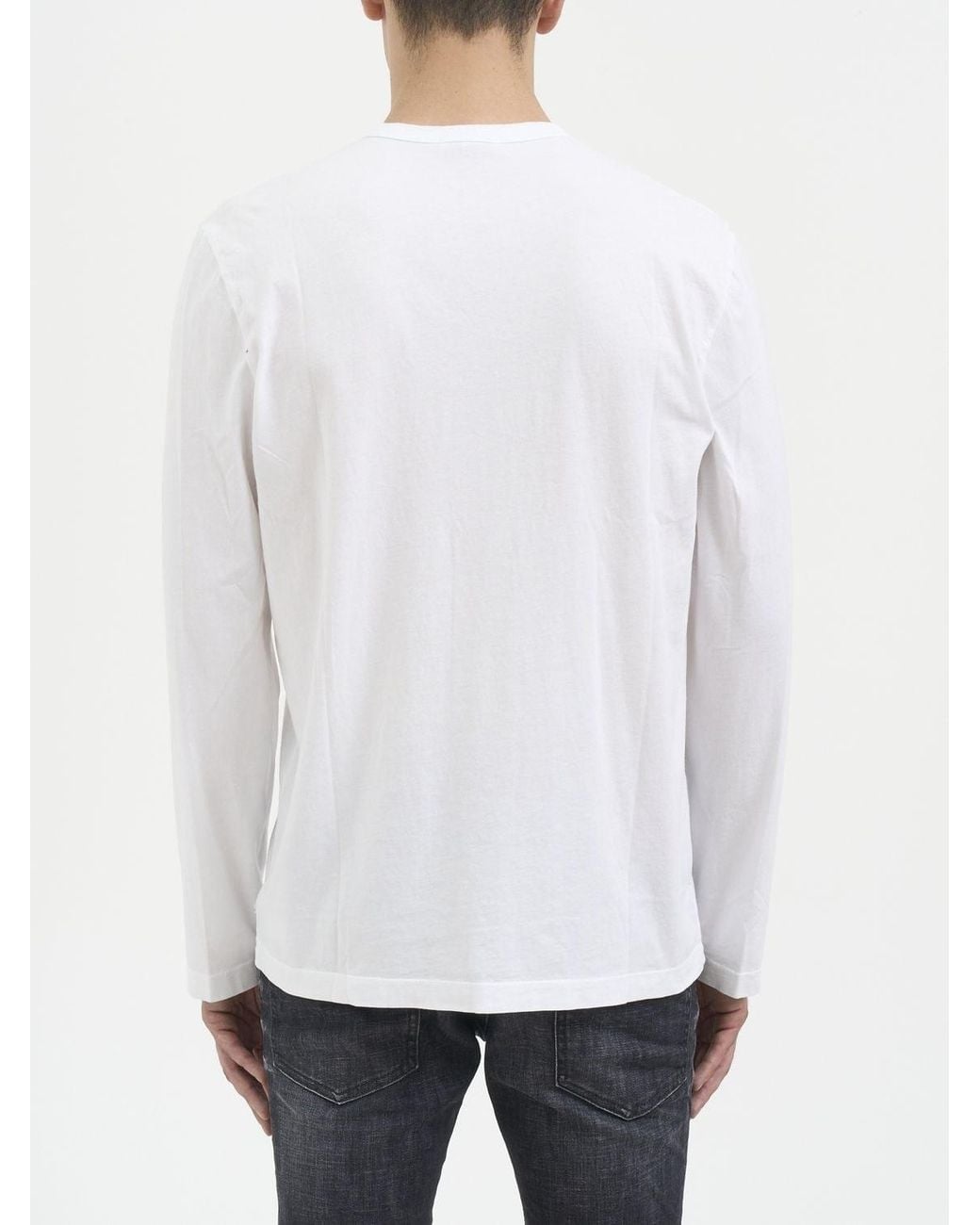 James Perse White Logo T-Shirt for men
