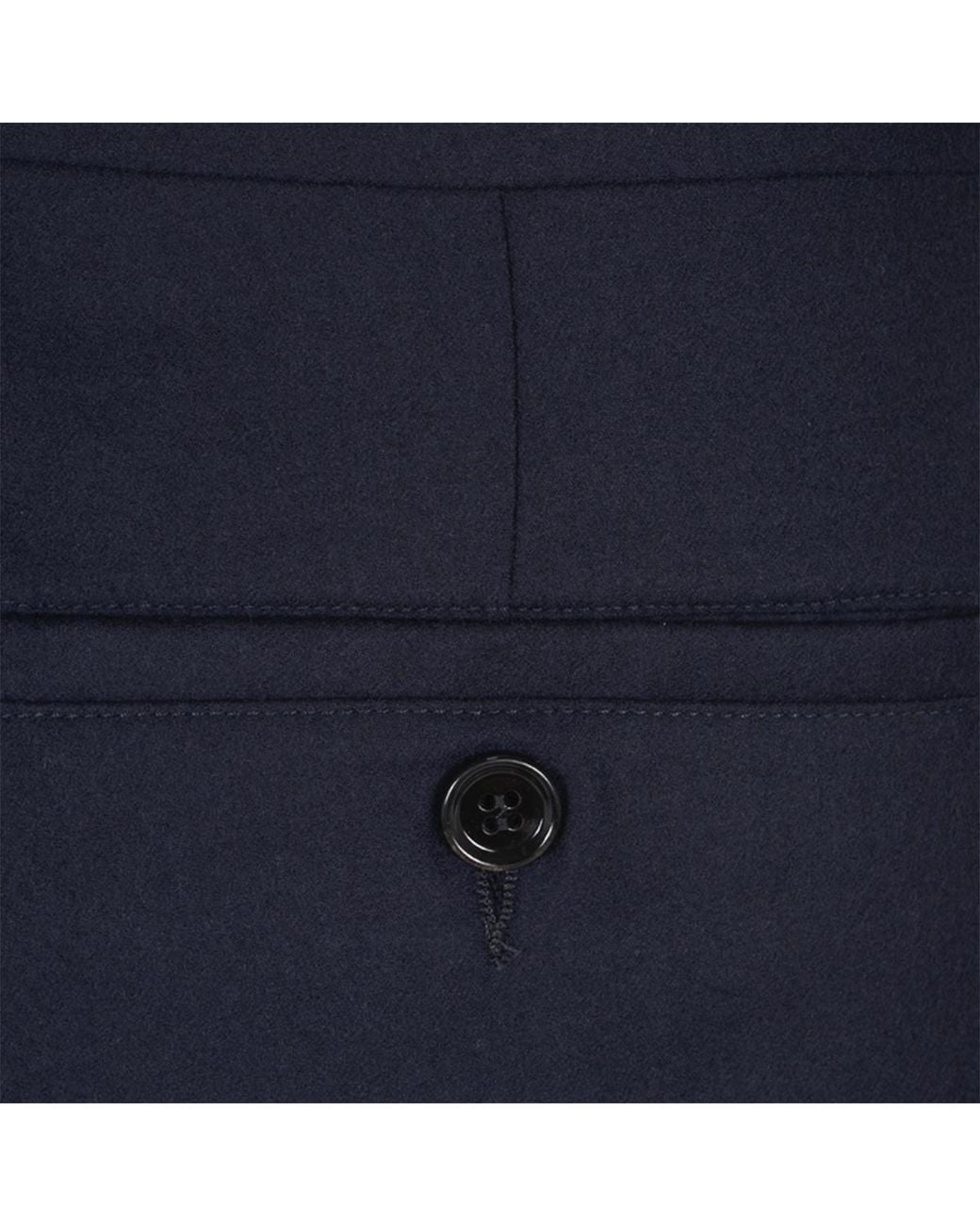 AMI Blue Ami Tailored Trousers for men