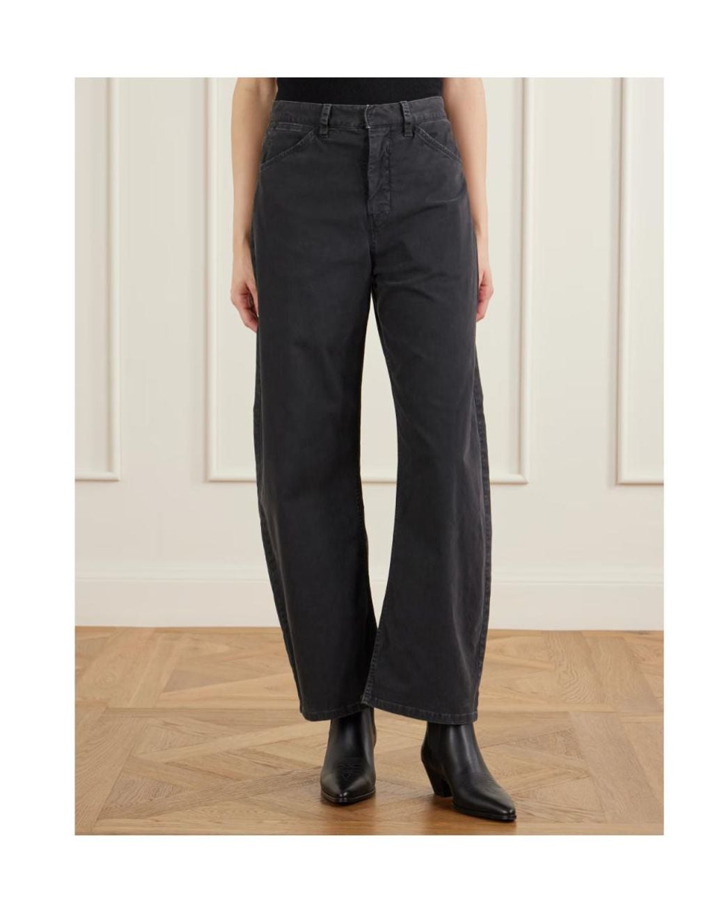 Nili Lotan Blue Casual Trousers With Belt Loops