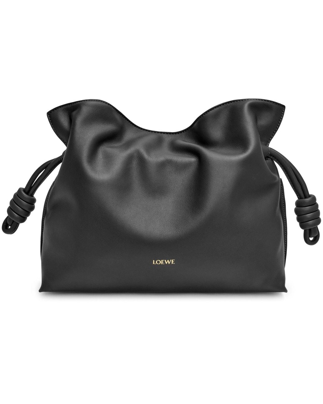 Loewe Black Medium Flamenco Clutch