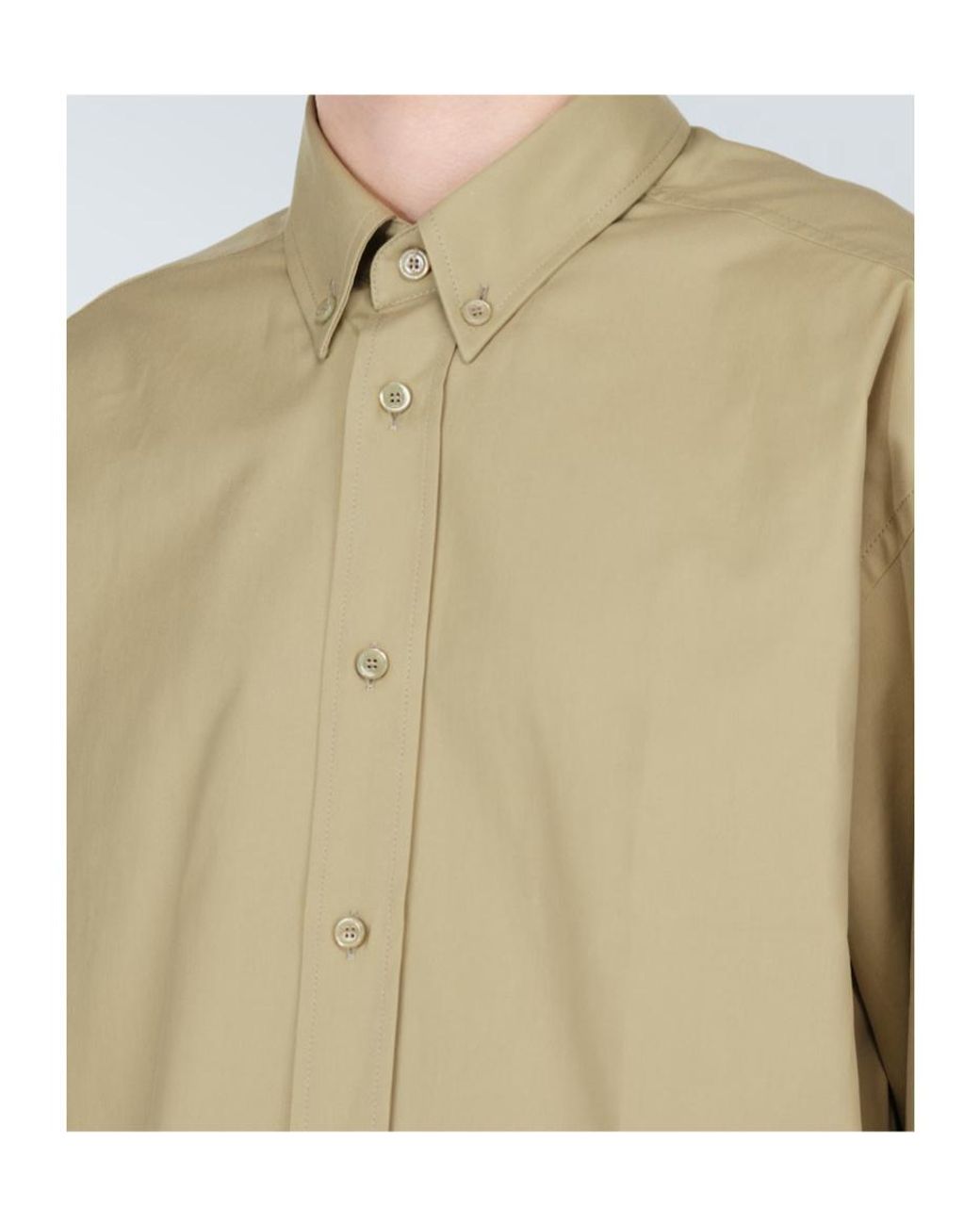 Burberry Natural Ekd Oxford Shirt for men