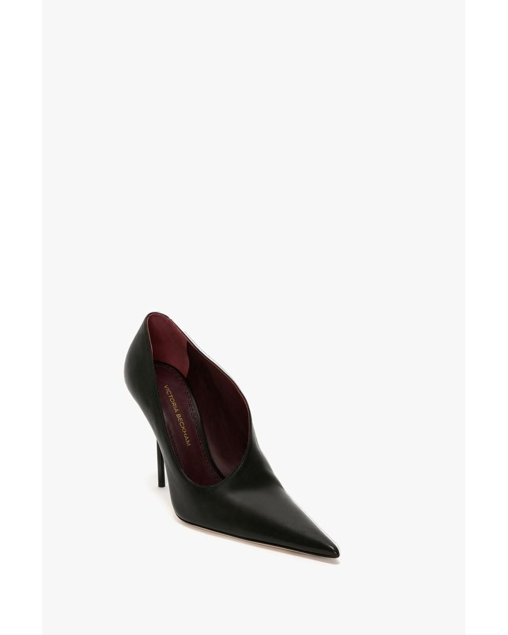 Victoria Beckham Brown Sloan Sculptural Heeled Pumps