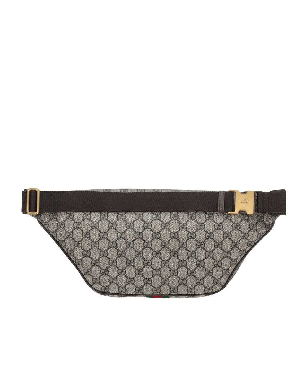 Gucci Gray Ophidia Large Belt Bag for men