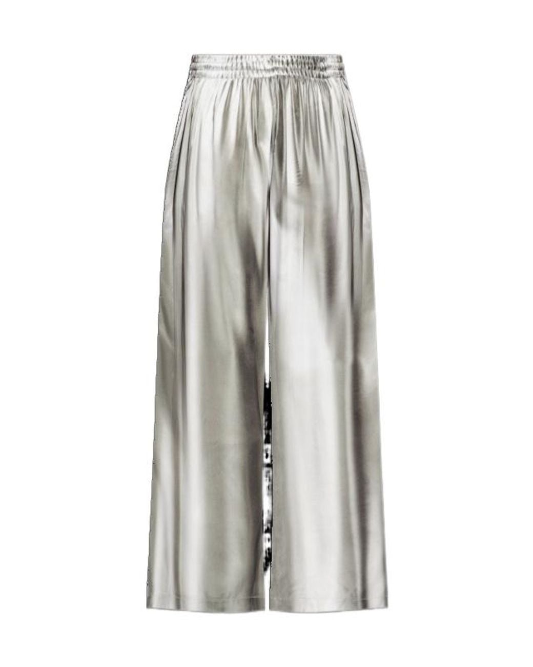 DIESEL Gray P Jesper Fem Metallic Effect Trousers