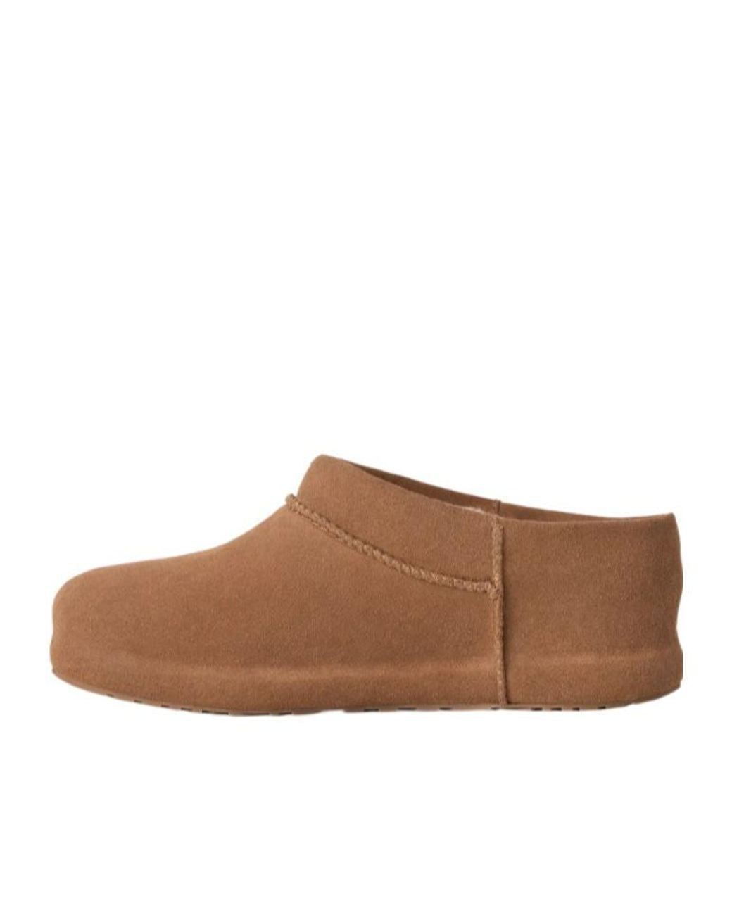 Ugg Brown Enwrap Suede Clogs for men