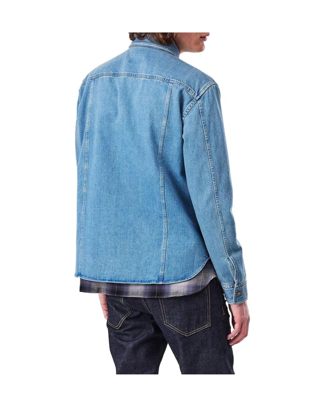 Tom Ford Blue Denim Overshirt for men