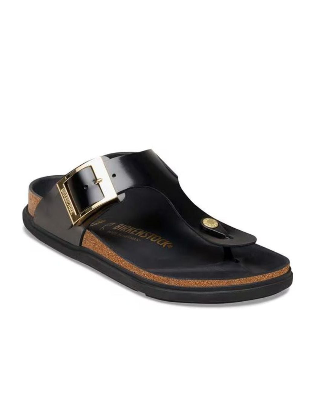 Birkenstock Brown Gizeh Buckle Flip-Flops Slides