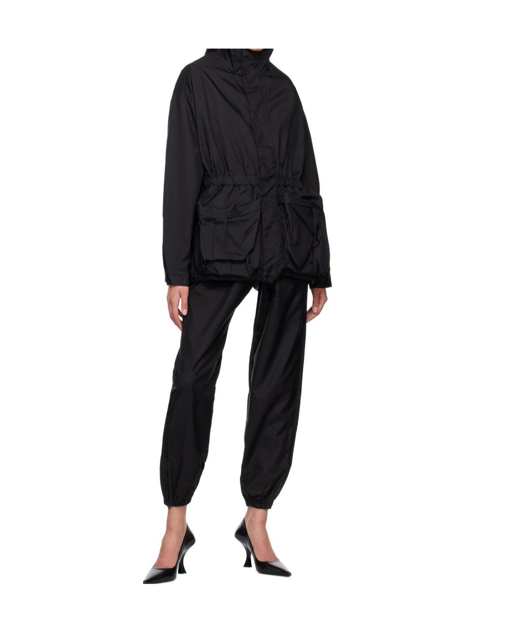 Wardrobe NYC Black Elastic Drawstring Sweatpants