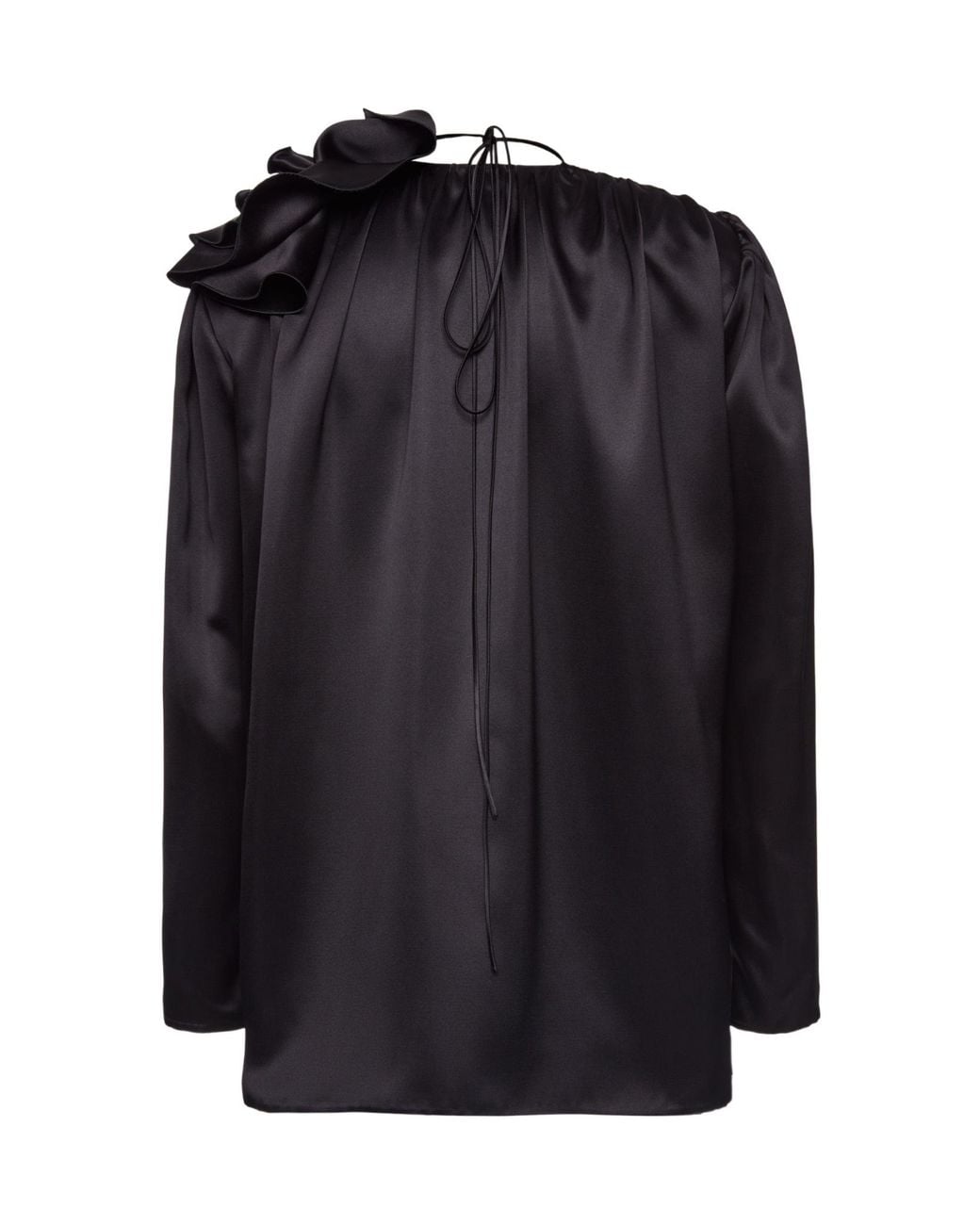 Magda Butrym Black Long-Sleeved Shirt