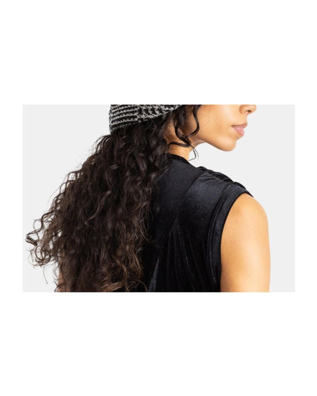 Comme des Garçons Black Comme Des Garçons Sleeveless Draped Pleated Blouse