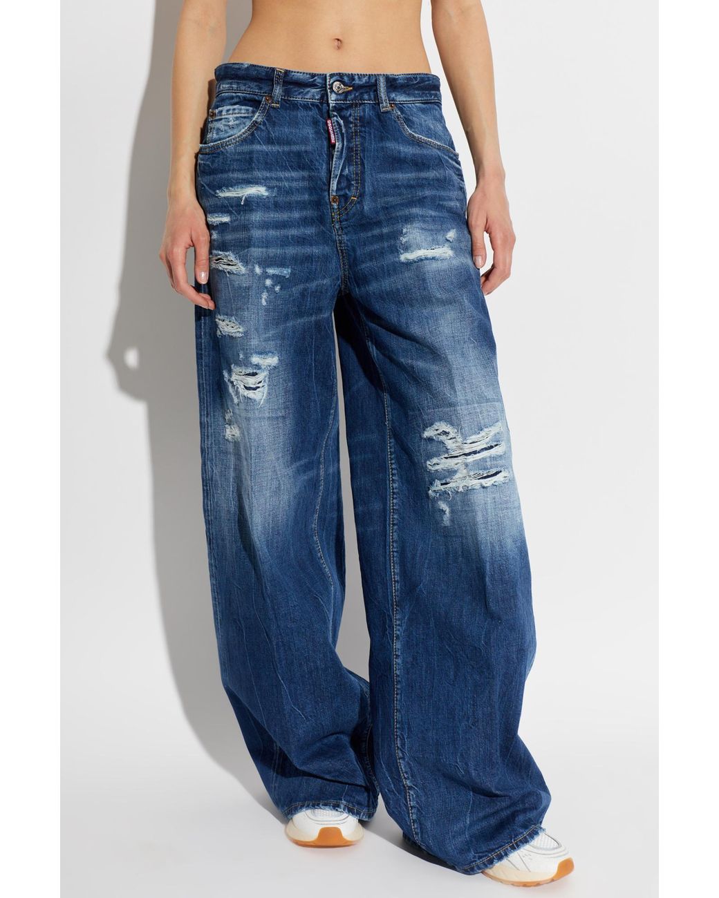 DSquared² Blue Loose-Fit Jeans