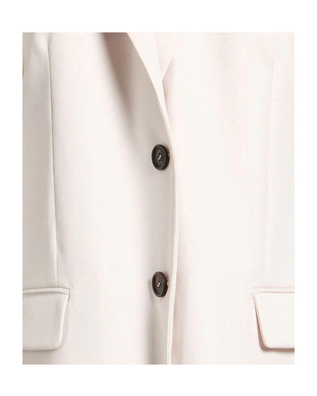 Brunello Cucinelli Natural Minimal Single-Breasted Blazer