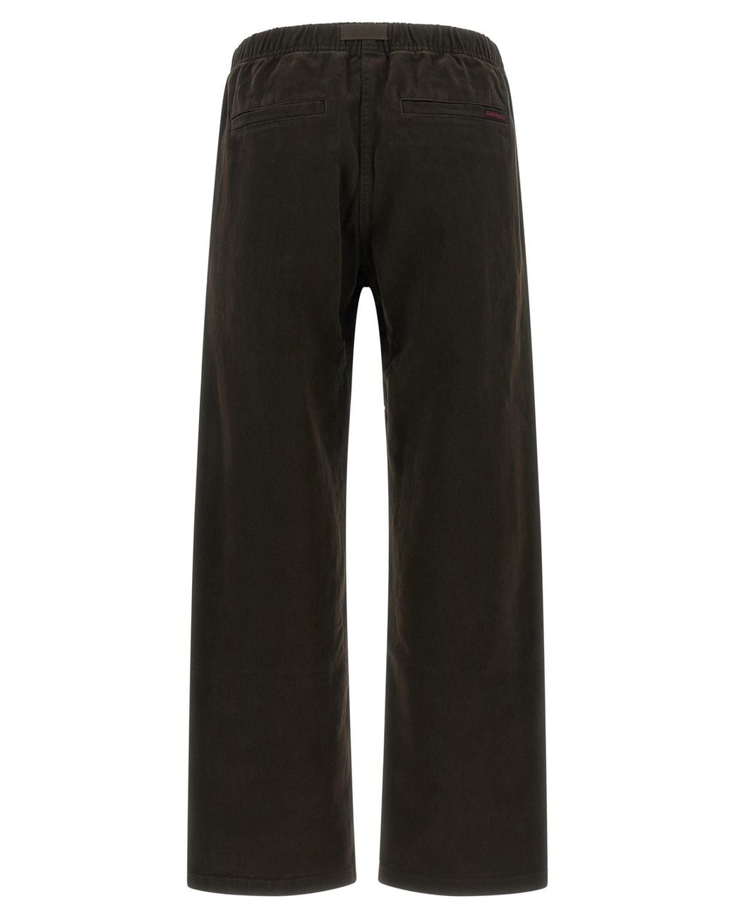 Gramicci Black Winter Twill Classic Straight-Leg Pants for men