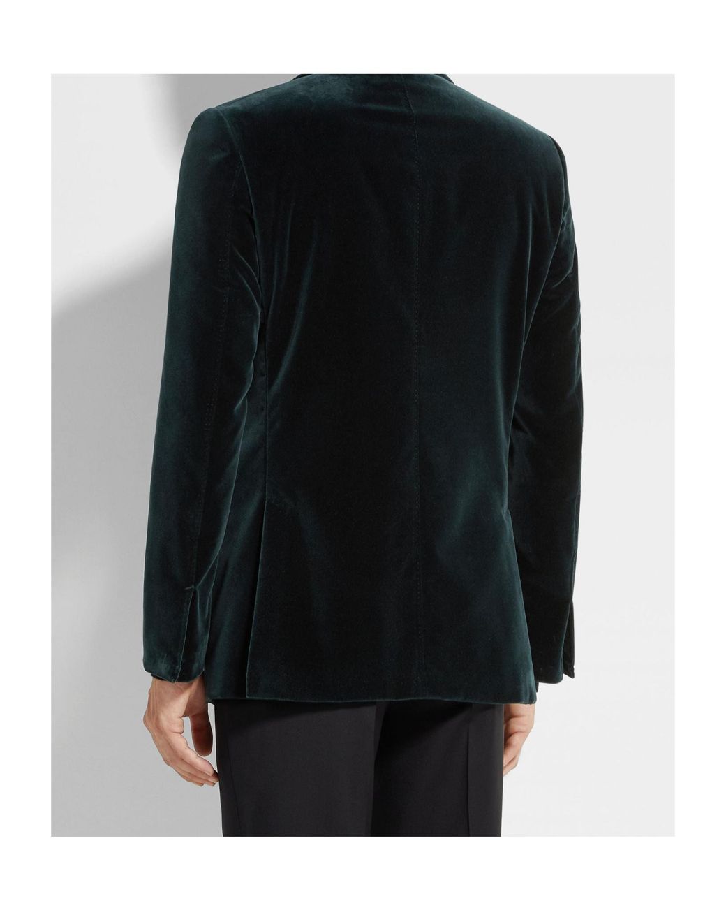 Zegna Black Single-Breasted Suit Jacket for men