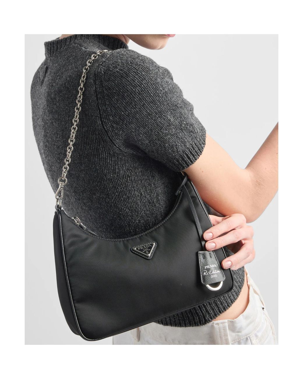Prada Black Re-Edition 2005 Re-Nylon Bag