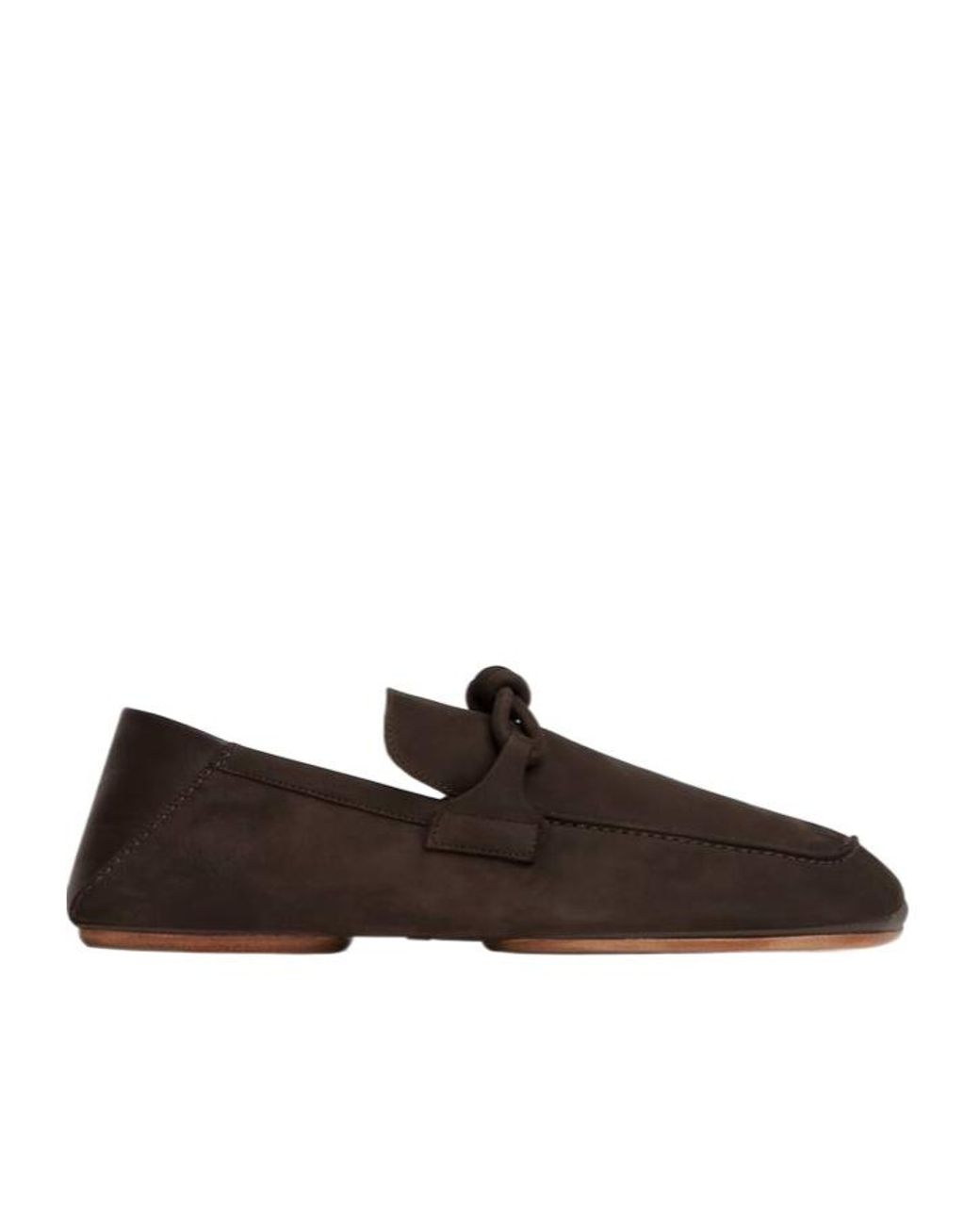 Bottega Veneta Brown Daddy Knot Detailed Loafers for men