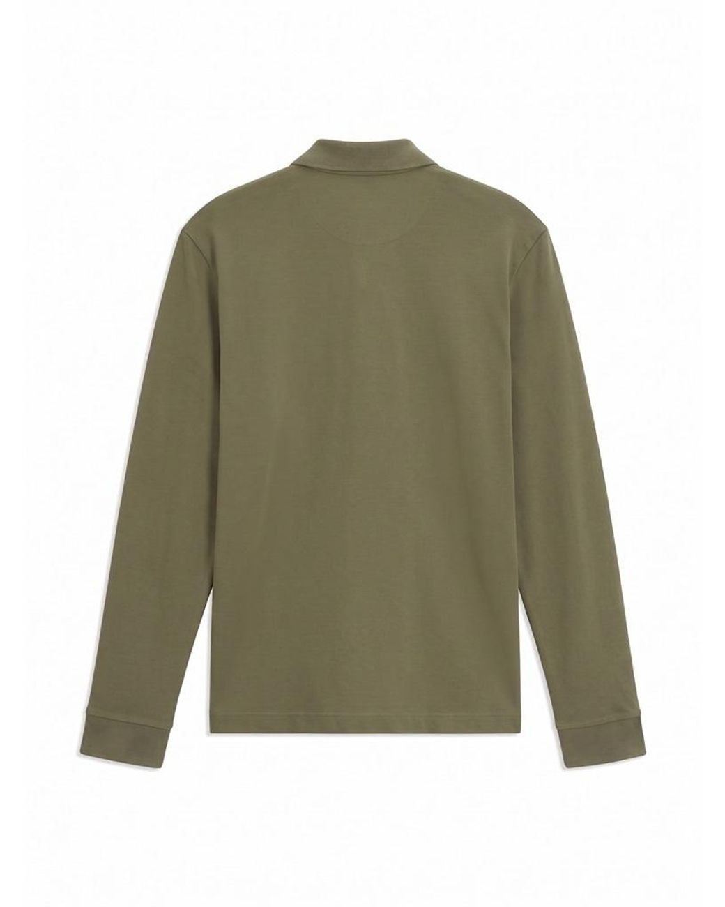 Boss Green Textured Cotton Polo Shirt for men