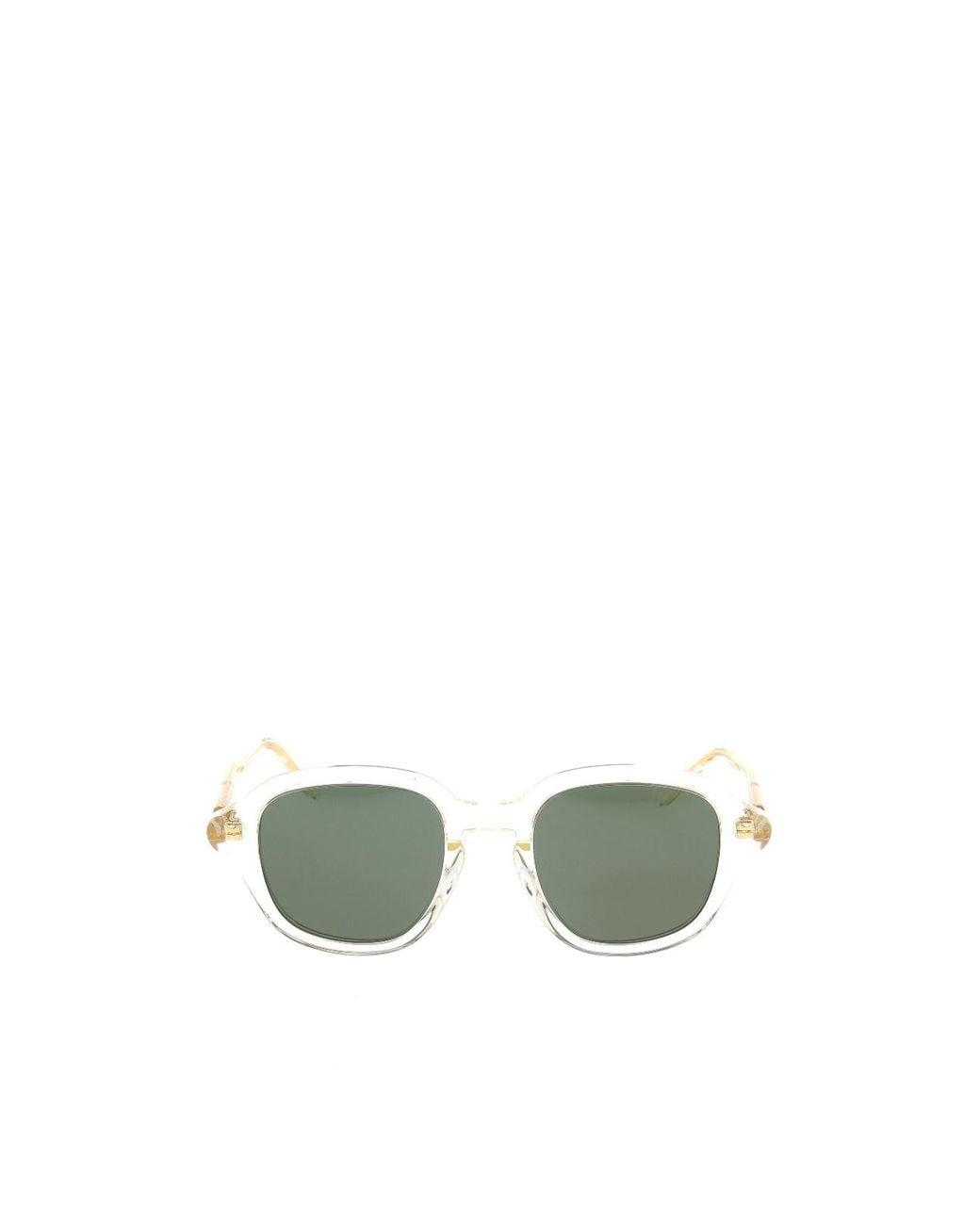 Loewe Green Square Frame Sunglasses