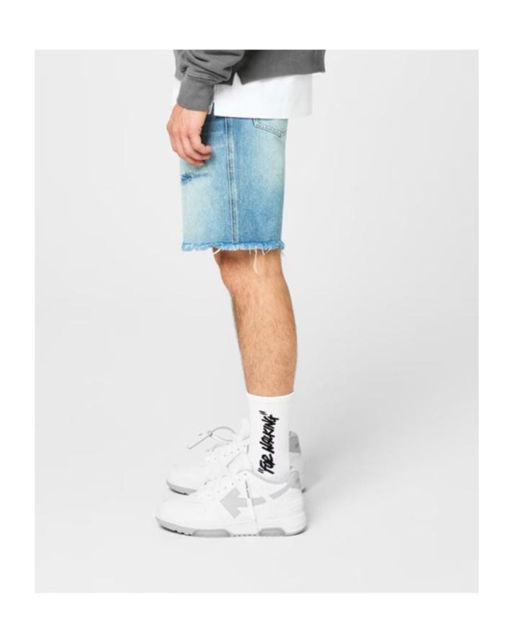 Off-White c/o Virgil Abloh White Round Toe Low-Top Casual Shoes for men