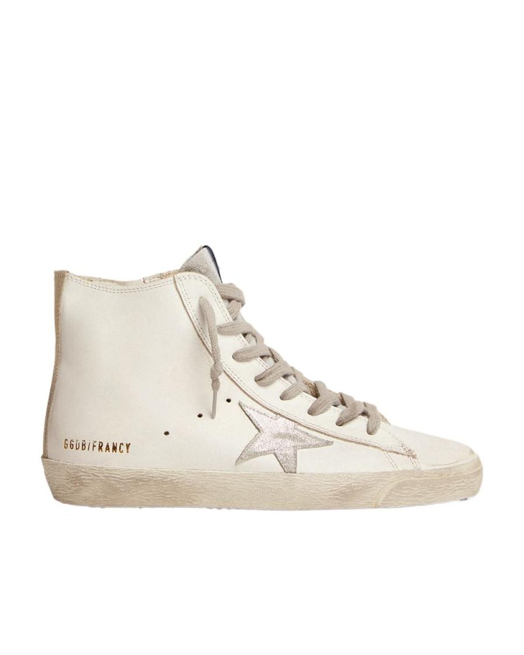 Golden Goose Deluxe Brand Natural Francy High-Top Sneakers